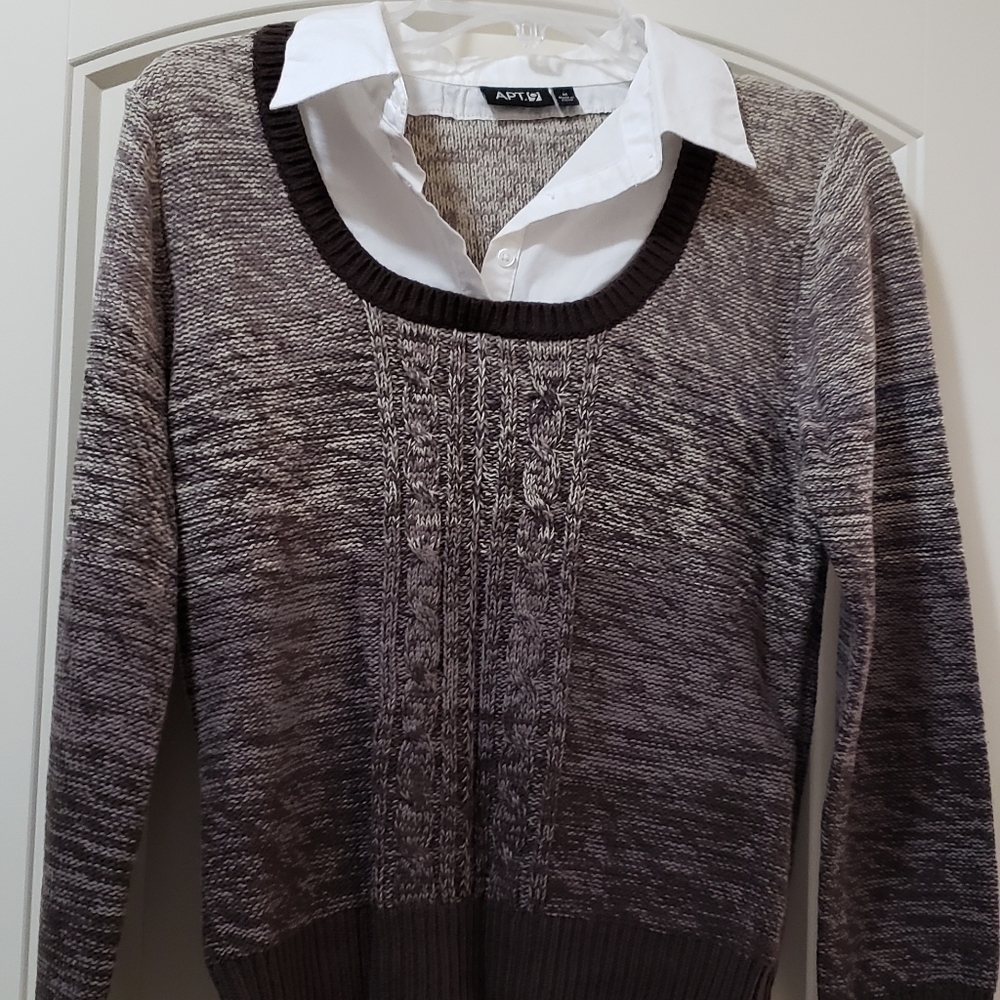 One piece but looks like 2. Worn once.